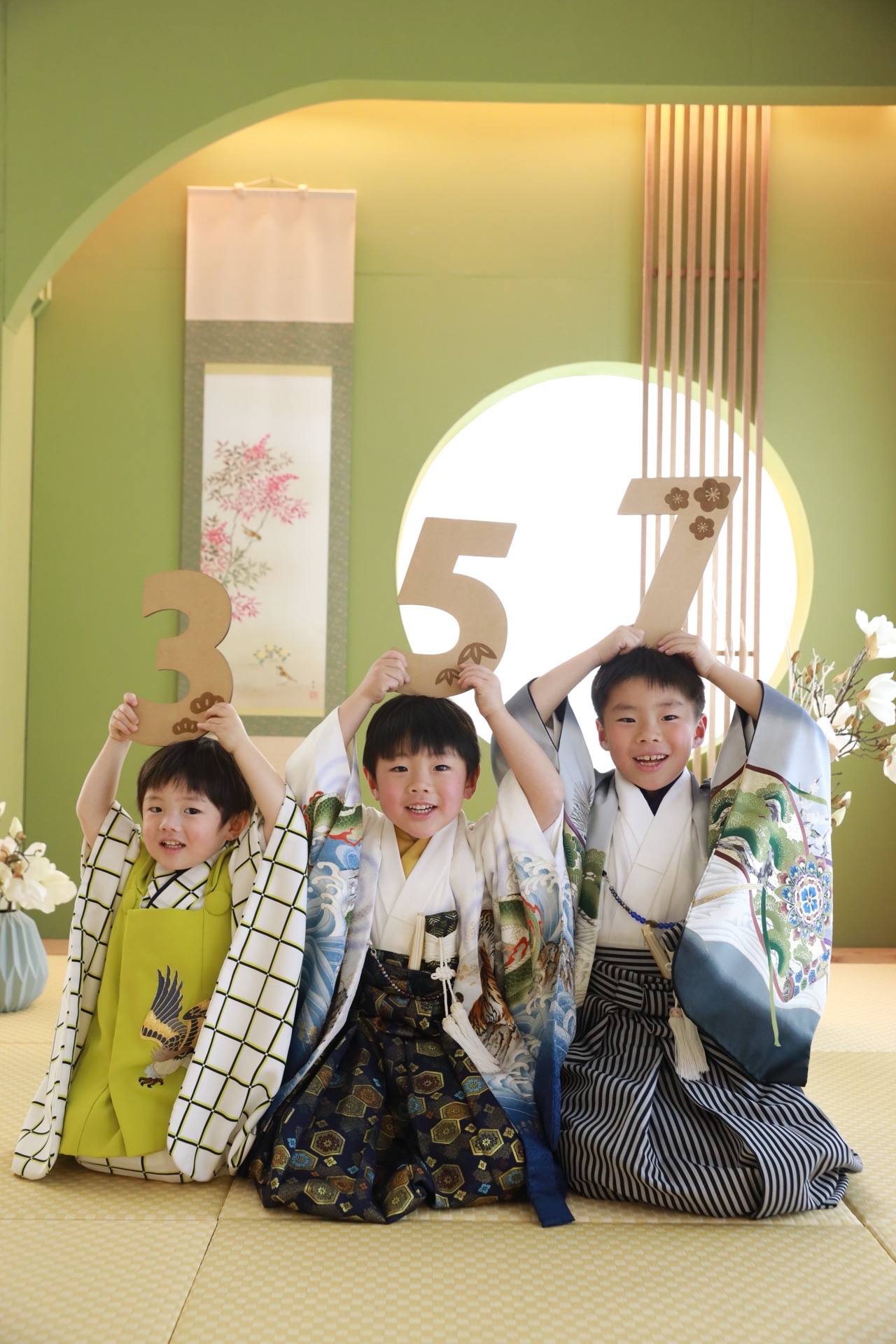 家族全員での集合写真
